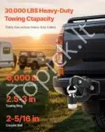 Priekabos kablys, rutulinis, iki 13605 kg - Image 2