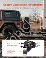 Priekabos kablys, rutulinis, iki 9070 kg - Image 3