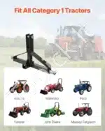 Priekabos kablys traktoriui, 1360 kg, 66 x 16,5 x 45 cm - Image 2