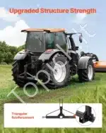 Priekabos kablys traktoriui, 1360 kg, 66 x 16,5 x 45 cm - Image 5