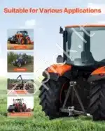 Priekabos kablys traktoriui, 50,5 x 57,5 x 13 cm - Image 4