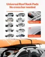 Pripučiamos stogo laikiklių pagalvėlės – 40 kg talpa, universalios, minkštos ir atsparios vandeniui - Image 2