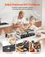 Profesionali elektrinė keptuvė olandiškiems blyneliams, 1800 W, 50 vnt. - Image 6