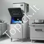 Profesionali komercinė ledukų gaminimo mašina – 181 kg/dieną, automatinė savęs valymo sistema - Image 8