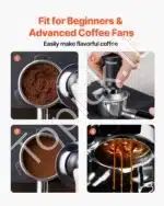 Profesionalus kavos presas su spyruokle, 58 mm - Image 6