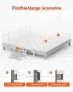 Profesionalus nerūdijančio plieno trosų turėklų stulpas (91,4 cm) - Image 5