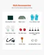 Profesionalus šunų vonios stovas – nerūdijančio plieno, 870 mm x 490 mm x 1225 mm - Image 6