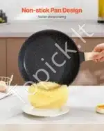 Puodų ir keptuvių komplektas, 17 dalių, juodas - Image 5