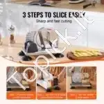 Rankinė pjaustyklė su reguliuojamu storio nustatymu 0–15 mm - Image 5