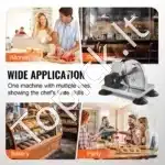 Rankinė pjaustyklė su reguliuojamu storio nustatymu 0–15 mm - Image 6