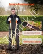 Rankinis duobių kasiklis-kastuvas, 146 cm - Image 4