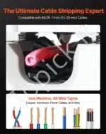 Rankinis kabelių izoliacijos įrankis 1,5–25 mm² - Image 5