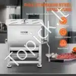 Rankinis mėsos maišytuvas su 15 L talpos pasukamu baku | Nerūdijančio plieno konstrukcija - Image 5