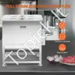 Rankinis mėsos maišytuvas su 60 L talpos pasukamu baku | Nerūdijančio plieno konstrukcija - Image 5