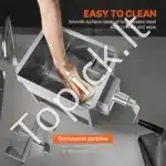 Rankinis mėsos maišytuvas su 60 L talpos pasukamu baku | Nerūdijančio plieno konstrukcija - Image 4