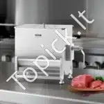 Rankinis mėsos maišytuvas su 80 L talpos pasukamu baku | Nerūdijančio plieno konstrukcija - Image 7