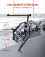 Rankinis vamzdžių lankstymo prietaisas – iki 1 ½" (38,1 mm), 6 matricos - Image 6