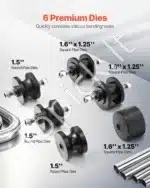 Rankinis vamzdžių lankstymo prietaisas – iki 1 ½" (38,1 mm), 6 matricos - Image 7