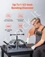 Rankinis vamzdžių lankstymo prietaisas – iki 1 ½" (38,1 mm), 6 matricos - Image 8