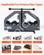 Rankinis vamzdžių lankstymo prietaisas – iki 1 ½" (38,1 mm), 6 matricos - Image 4