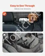 Reguliuojama automobilio pertvara augintiniams saugioms kelionėms 900 x 416 mm - Image 7