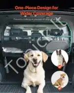 Reguliuojama automobilio šunų barjerinė grotelė ~116 cm pločio, aukštis ~53 cm - Image 2