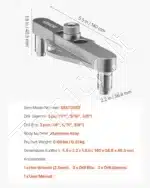 Savarankiškai centruojamas dūbelių gręžimo šablonas | 3 grąžtai, medienos apdirbimui - Image 3