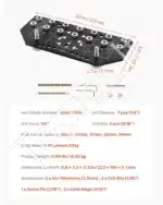 Savarankiškai centruojamas dūbelių ir vyriai gręžimo šablonas | Aliuminio lydinio, 2 grąžtai, 5 atstumai - Image 3