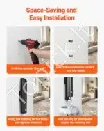 Sieninė peleninė, juoda, 89 x 48 x 12 cm - Image 3