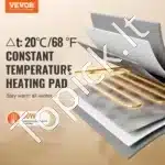 Šildomas katės namelis su stogeliu – 48 × 56 × 44 cm, pilka spalva - Image 2