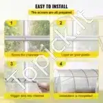 Šiltnamio tvirtinimo profilis su spyruokline viela (50 vnt.) 2 m ilgio - Image 5