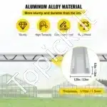 Šiltnamio tvirtinimo profilis su spyruokline viela (40 vnt.) 2 m ilgio - Image 3