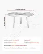 Šilumos skirstytuvas ugniakurui, 50,8 x 25,4 cm - Image 7