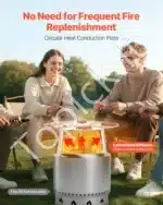 Šilumos skirstytuvas ugniakurui, 635 x 254 mm - Image 2