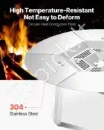 Šilumos skirstytuvas ugniakurui, 635 x 254 mm - Image 3