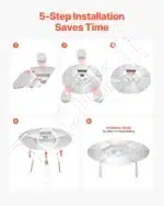 Šilumos skirstytuvas ugniakurui, 635 x 254 mm - Image 5