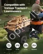 Sodo priekaba-karutis su nuverčiamu dugnu, 226 kg - Image 2