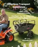 Sodo priekaba-karutis su nuverčiamu dugnu, 226 kg - Image 3