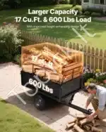 Sodo priekaba-karutis su nuverčiamu dugnu, 272 kg - Image 4