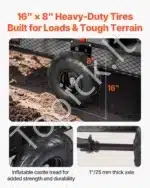 Sodo priekaba-karutis su nuverčiamu dugnu, 725 kg - Image 6