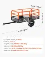 Sodo priekaba-karutis su nuverčiamu dugnu, 725 kg - Image 7
