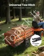 Sodo priekaba-karutis su nuverčiamu dugnu, 725 kg - Image 2