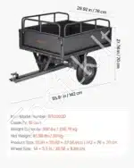 Sodo priekaba-karutis su nuverčiamu dugnu, iki 226 kg - Image 7