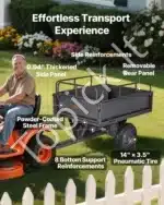 Sodo priekaba-karutis su nuverčiamu dugnu, iki 226 kg - Image 3