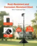 Sodo stovas su 4 kabliukais, 2,3 m ilgio - Image 2