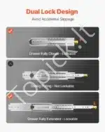 Stalčių bėgeliai, 1117 mm / 226 kg - Image 3