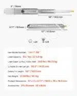 Stalčių bėgeliai, 1422 mm / 226.8 kg - Image 8