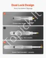 Stalčių bėgeliai, 1422 mm / 226.8 kg - Image 3