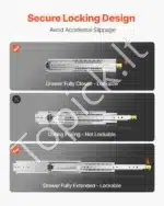 Stalčių bėgeliai, 1524 mm / 226.8 kg - Image 3