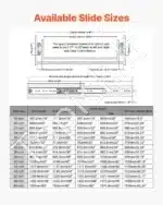 Stalčių bėgeliai, 1524 mm / 226.8 kg - Image 6